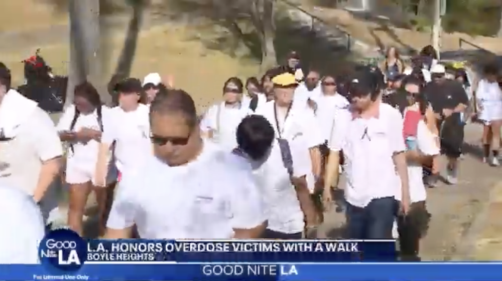 LA Honors Overdose Victims With A Walk
